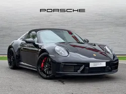 Jet black metallic Used 2024 Porsche 911 Targa 4 Cabriolet | £126,900