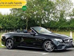 Black Used 2018 Mercedes E220 AMG line Cabriolet | £22,995 (Fair price)