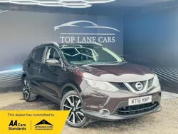 Black Used 2016 Nissan Qashqai Tekna SUV | £7,895 (Fair price)