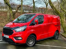 Red Used 2020 Ford Transit Custom Limited | £19,995