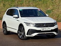 White Used 2023 VW Tiguan Allspace R-line SUV | £29,498 (Fair price)