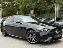 Black Used 2023 Mercedes C220 AMG Line Premium Plus Sedan | £36,995