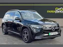 Cosmos black metallic Used 2022 Mercedes EQB350 AMG line SUV | £26,250 (Fair price)