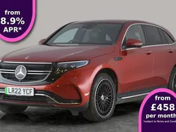 Red Used 2022 Mercedes EQC400 AMG Line Premium Plus SUV | £29,867 (Fair price)