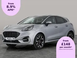 Silver Used 2022 Ford Puma Gen-E ST-Line X SUV | £12,001 (Fair price)