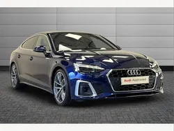 Blue Used 2021 Audi A5 Sportback S-Line Hatchback | £23,590 (Fair price)