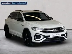 White Used 2024 VW T-Roc R-line SUV | £28,687 (A bit pricey)