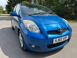 Blue Used 2010 Toyota Yaris Hatchback | £2,000 (Fair price)