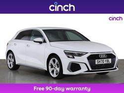 White Used 2020 Audi A3 S-Line Hatchback | £16,999 (A bit pricey)