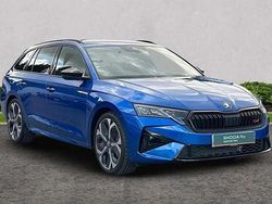 Race blue metallic New 2025 Skoda Octavia vRS Estate | £35,422 (Expensive)