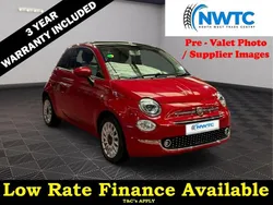Red Used 2018 Fiat 500 Lounge Hatchback | £8,195 (Fair price)
