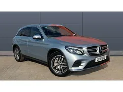 Silver Used 2018 Mercedes GLC220 AMG line SUV | £18,995 (Fair price)