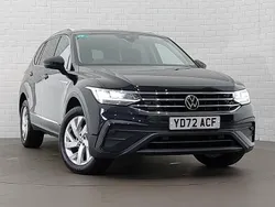 Black Used 2022 VW Tiguan Allspace Life SUV | £23,998 (Fair price)