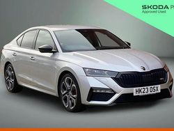 Brilliant silver metallic Used 2023 Skoda Octavia vRS Hatchback | £27,300 (A bit pricey)