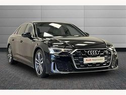 Mythos black Used 2023 Audi A6 S-Line Sedan | £27,150 (Fair price)