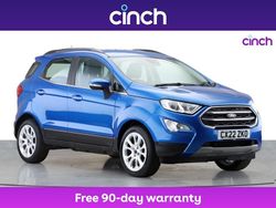 Blue Used 2022 Ford Ecosport Titanium SUV | £9,799 (Good price)