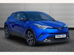 Blue Used 2017 Toyota C-HR SUV | £15,681 (Fair price)