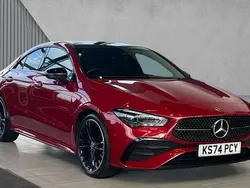 Red Used 2024 Mercedes CLA220 AMG Line Premium Plus Sedan | £34,057 (A bit pricey)