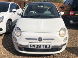 White Used 2009 Fiat 500 Lounge Hatchback | £1,185 (Fair price)