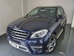 Blue Used 2015 Mercedes ML250 AMG line SUV | £13,950 (Fair price)