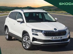 Moon white metallic New 2025 Skoda Karoq SE L SUV | £29,995 (Expensive)