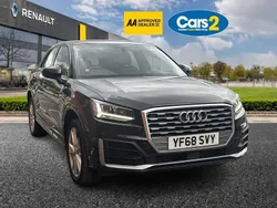 Black Used 2018 Audi Q2 S-Line SUV | £11,995 (Fair price)