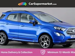 Blue Used 2022 Ford Ecosport ST-Line SUV | £12,597 (Fair price)