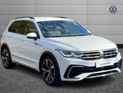 White Used 2022 VW Tiguan R-line SUV | £24,804 (Fair price)