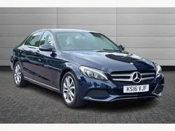 Blue Used 2016 Mercedes C200 Premium Sedan | £13,095 (Fair price)