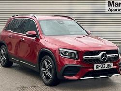 Solid colorado red Used 2023 Mercedes GLB200 AMG Line Premium SUV | £28,285