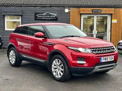 Red Used 2015 Land Rover Range Rover evoque Pure Coupe | £8,995 (Good price)