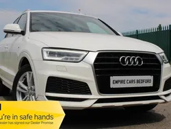 White Used 2018 Audi Q3 S-Line SUV | £16,990 (Fair price)