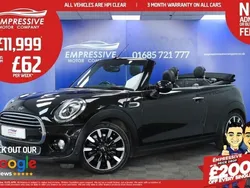 Black Used 2019 Mini Cooper Cabriolet Exclusive Cabriolet | £11,999 (A bit pricey)
