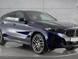 Blue Used 2025 BMW X6 M Sport SUV | £65,450 (Expensive)