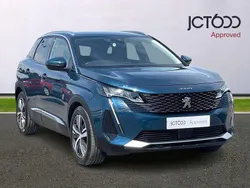 Blue Used 2021 Peugeot 3008 Allure Premium SUV | £17,235 (Fair price)