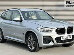 Silver Used 2021 BMW X3 M Sport SUV | £29,427 (Super price)
