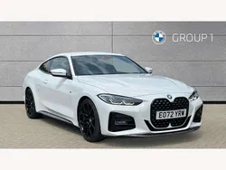 White Used 2022 BMW 420 M Sport Coupe | £28,995 (Good price)