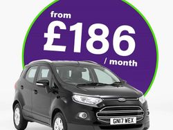 Black Used 2017 Ford Ecosport Zetec SUV | £4,995 (Good price)
