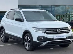 Pure white Used 2022 VW T-Cross Black Edition SUV | £17,699 (Fair price)