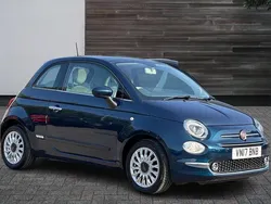 Blue Used 2017 Fiat 500 Lounge Hatchback | £6,981 (Fair price)