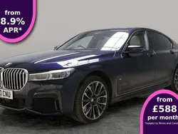Blue Used 2020 BMW 740 M Sport Sedan | £34,153 (A bit pricey)