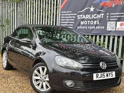 Black Used 2015 VW Golf Cabriolet S Cabriolet | £5,999 (Fair price)