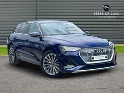 Blue Used 2021 Audi e-tron S-Line SUV | £21,492 (Fair price)
