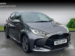 Grey Used 2023 Toyota Yaris Hybrid Design Hatchback | £17,842 (Super price)