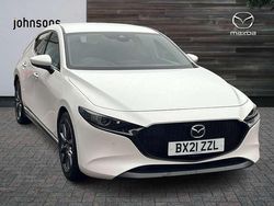 White Used 2021 Mazda 3 Inclusive Hatchback | £15,277 (Fair price)