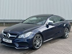Blue Used 2014 Mercedes E220 AMG Coupe | £4,950 (Fair price)