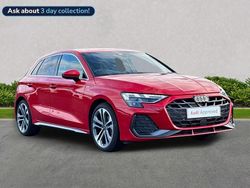 Red Used 2025 Audi A3 S-Line Hatchback | £28,532 (Fair price)