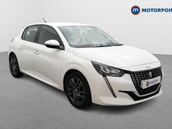 White Used 2021 Peugeot 208 Active Premium Hatchback | £12,049 (Fair price)