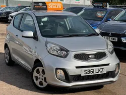 Silver Used 2012 Kia Picanto 2 Hatchback | £2,475 (Fair price)