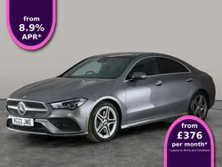 Grey Used 2022 Mercedes CLA250 AMG line Sedan | £28,928 (Fair price)